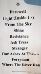 Setlist Golden Apes