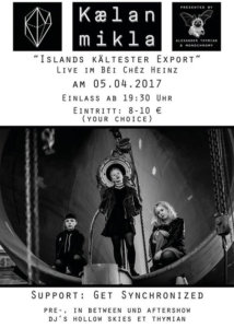 Kælan Mikla in Hannover, 05.04.2017