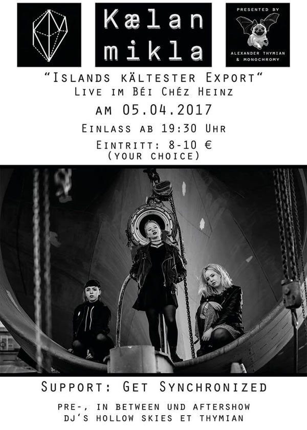 05.04.2017: Kælan Mikla in Hannover