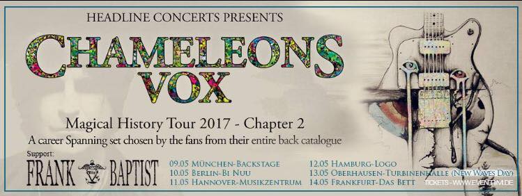 11.05.2017: Chameleons Vox in Hannover