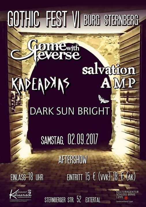 02 September 2017: Gothic Fest VI at Burg Sternberg