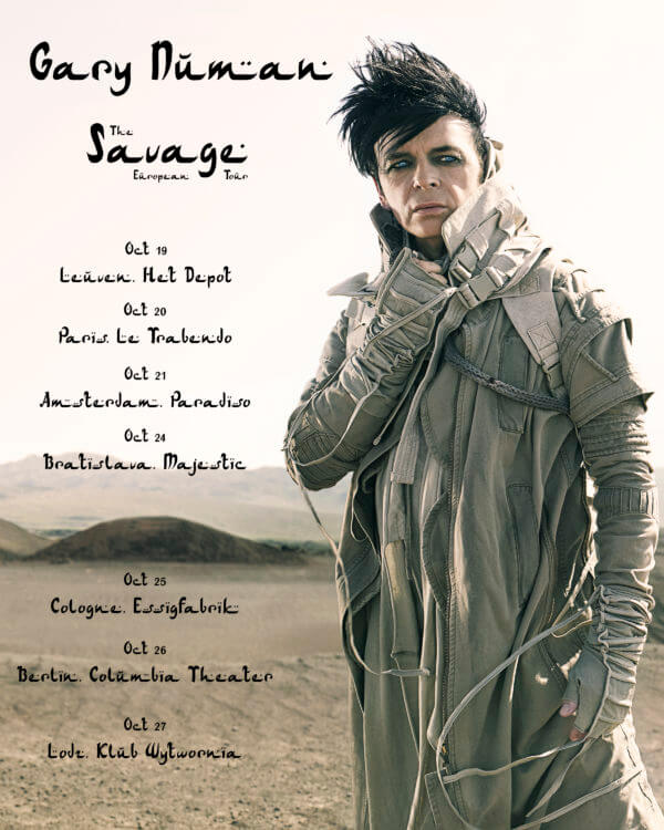 26 October 2017: Gary Numan in Berlin