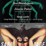 11.11.2017: Sabotage Noir in Spenge - Live: Bloody Dead and Sexy, Zwarte Poëzie, Ben Bloodygrave