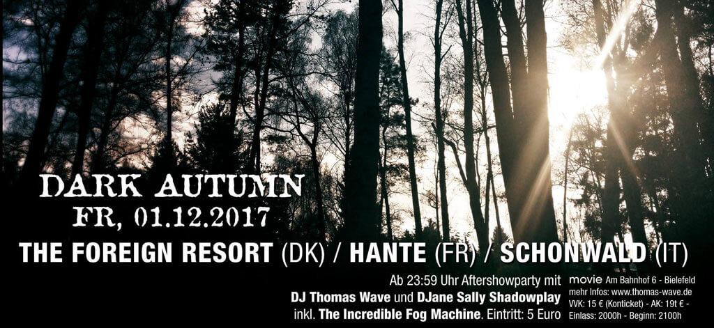 01.12.2017: Dark Autumn III in Bielefeld