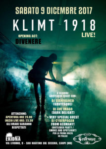 09.12.2017: Grotesque Modena - Live: Klimt 1918 & Divenere
