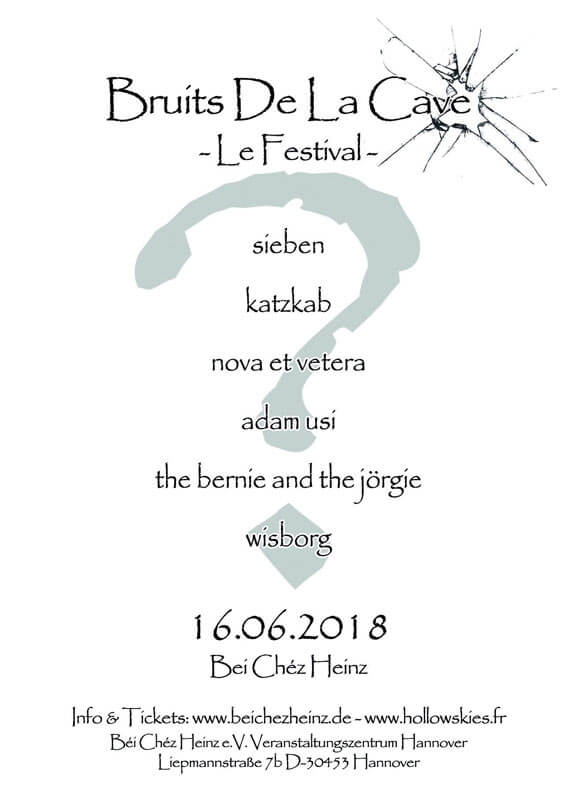 16 June 2018: Bruits de la Cave - le Festival in Hannover