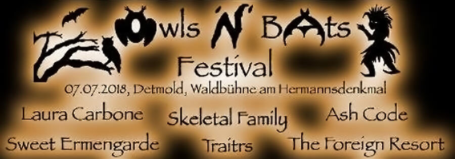 07.07.2018: Owls'n'Bats Festival in Detmold