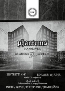 31.08.2019: Phantoms Party in Hannover