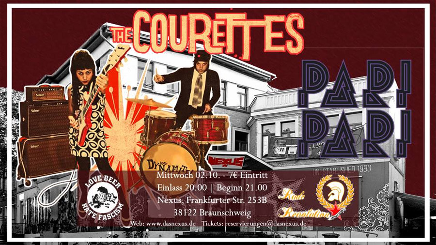 02.10.2019: The Courettes & Pari Pari in Braunschweig