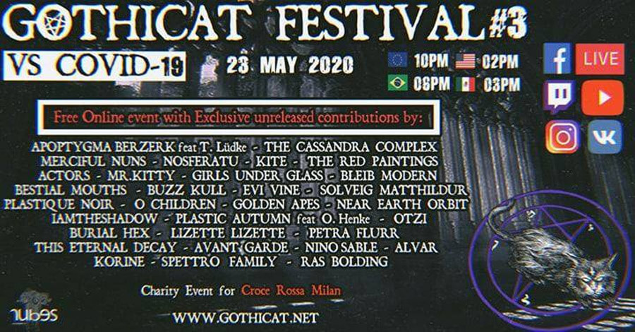 23.05.2020: Gothicat Festival #3 Livestream