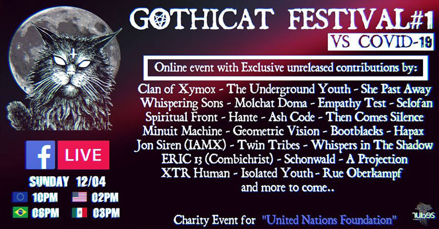 12.04.2020: Gothicat Festival #1 Livestream