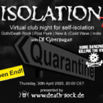 30 April 2020: Isolation #7 Livestream