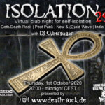 1st October 2020: Isolation #29 Livestream