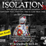 8th October 2020: Isolation #30 Livestream