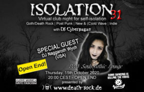 15.10.2020: Isolation #31 Livestream