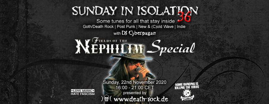 22.11.2020: Sunday in Isolation #36 Livestream