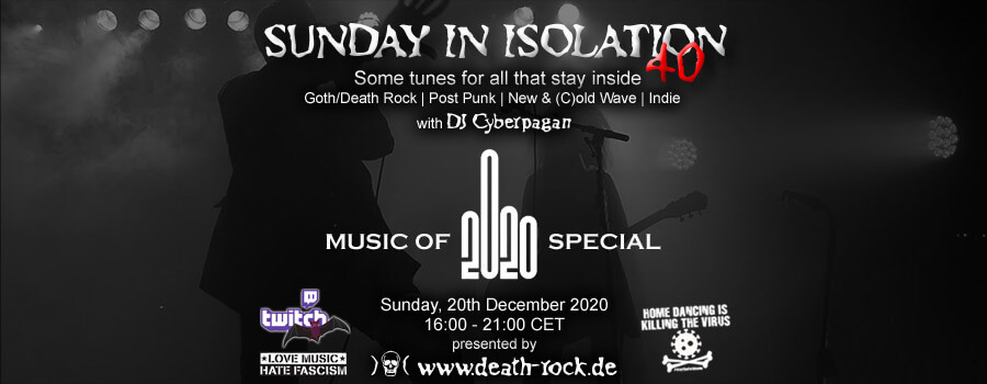 20.12.2020: Sunday in Isolation #40 Livestream