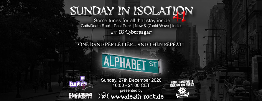 27.12.2020: Sunday in Isolation #41 Livestream