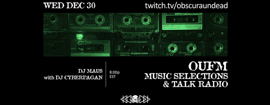 30.12.2020: Obscura Undead Radio Livestream