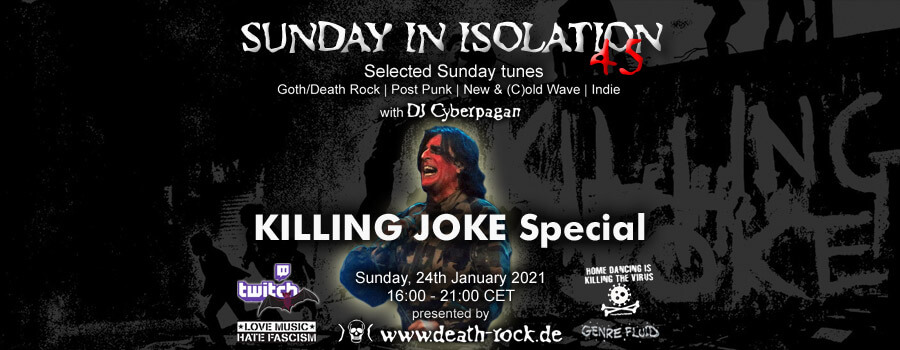 24.01.2021: Sunday in Isolation #45 Livestream