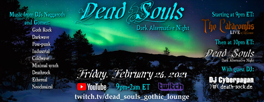 27.02.2021: Dead Souls Gothic Lounge Livestream