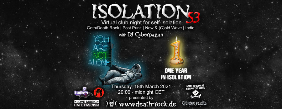 18.03.2021: Isolation #53 Livestream