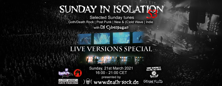 21.03.2021: Sunday in Isolation #53 Livestream
