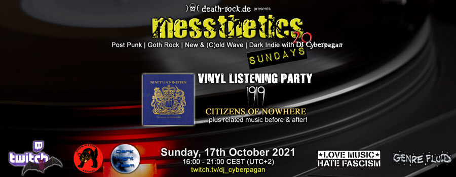 17.10.2021: messthetics sundays 20 Livestream