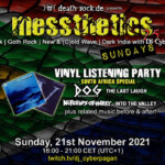 21 November 2021: messthetics sundays 25 Livestream