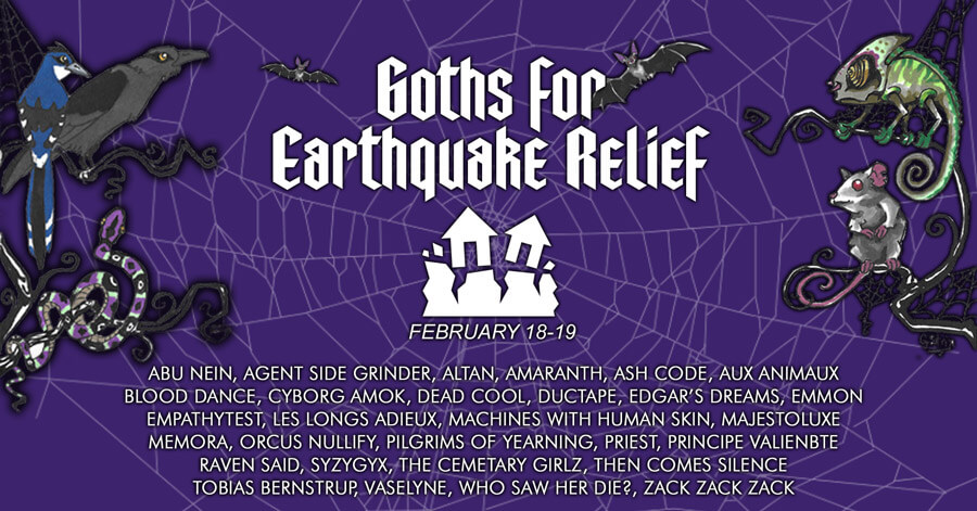 18.-19.04.2023: Goths for Earthquake Relief Livestream