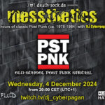 04.12.2024: messthetics Post Punk Special Livestream