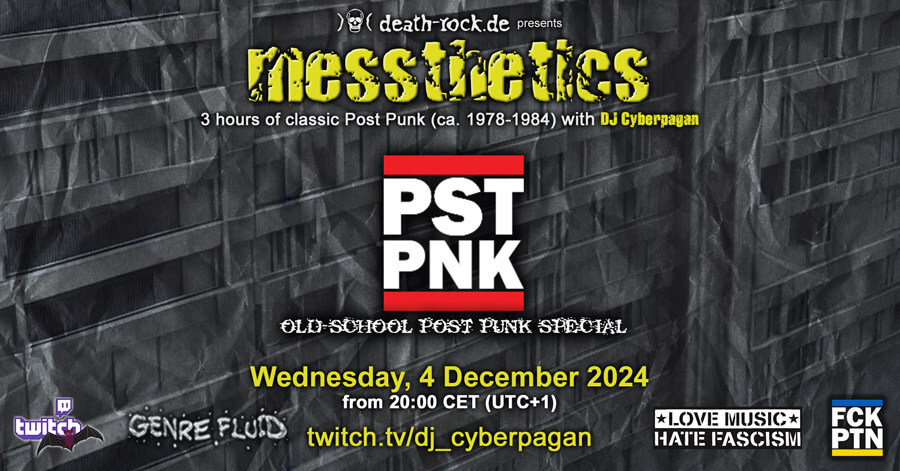 04.12.2024: messthetics Post Punk Special Livestream