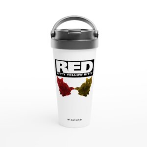 Red Kitty Yellow Kitty Reisebecher