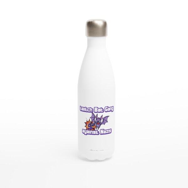 Twitch Bat Gang against Nazis Water Bottle
