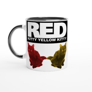 Red Kitty Yellow Kitty Mug
