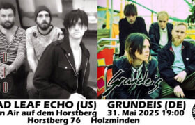 31.05.2025: Dead Leaf Echo & Grundeis in Holzminden