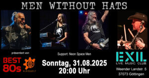 31.08.2025: Men Without Hats in Göttingen