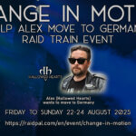 22.-24.08.2025: Change in Motion Raid Train Livestream für Alex V.