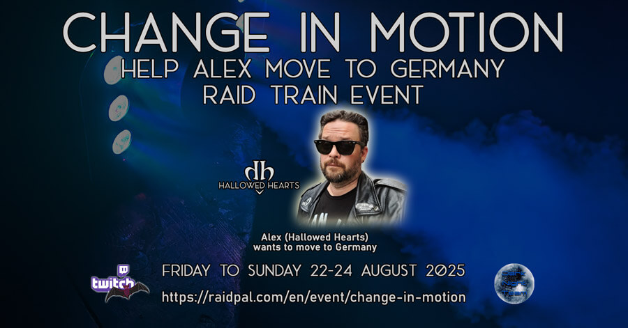 22.-24.08.2025: Change in Motion Raid Train Livestream für Alex V.