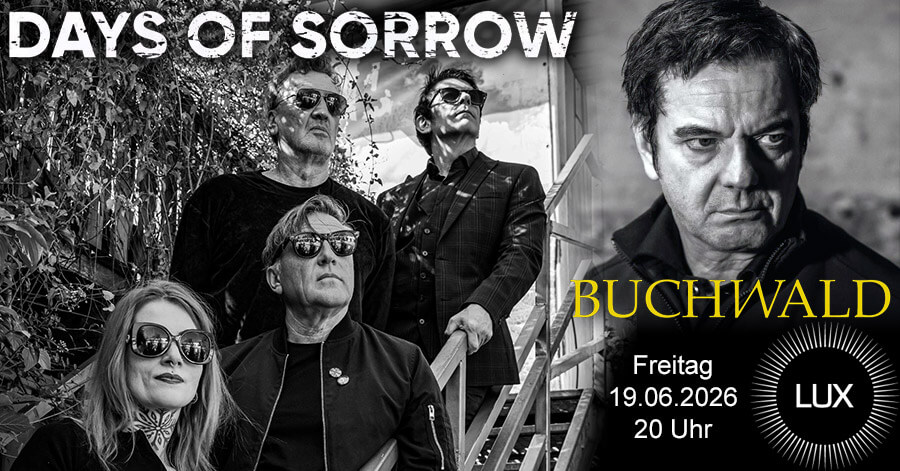 19.06.2026: Days of Sorrow & Buchwald in Hannover
