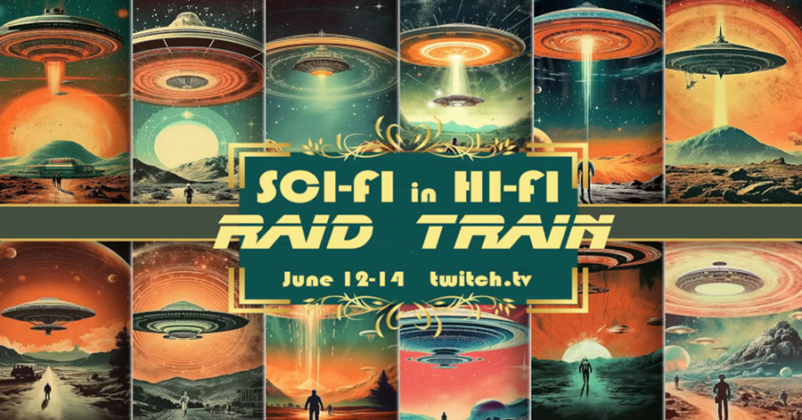 12-14 June 2026: Sci-Fi in Hi-Fi Raid Train Livestream