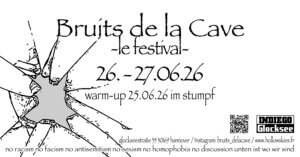 26.-27.06.2026: Bruits de la Cave - le Festival in Hannover