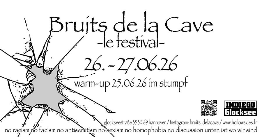 26.-27.06.2026: Bruits de la Cave - le Festival in Hannover