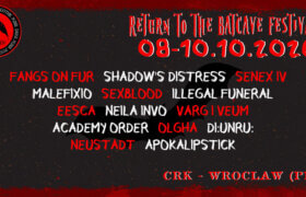 08.-10.10.2026: Return to the Batcave Festival in Wroclaw