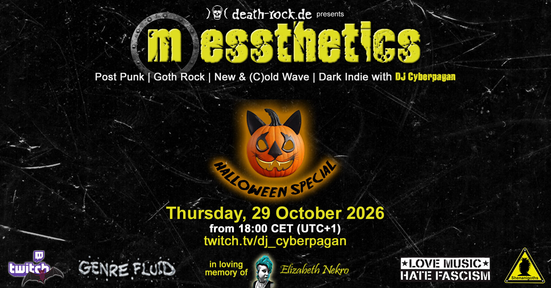 29.10.2026: messthetics Livestream - Halloween Special