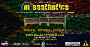 12.11.2026: messthetics Livestream - South Africa Special